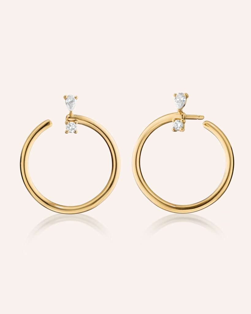 Galaxy Wrap Hoop Earrings